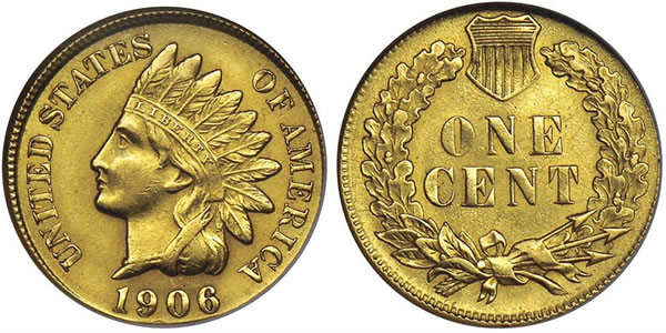 1906-Gold-Indian-Head-Cent-Up-For-Sale....